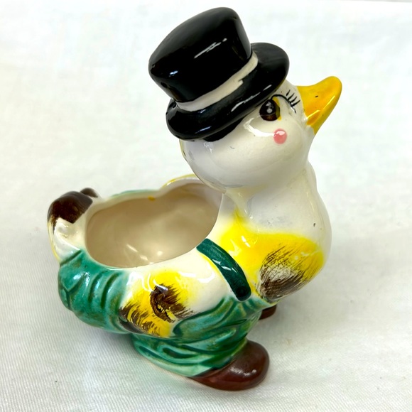 - Mid-Century ceramic anthropomorphic duck kitsch duck planter - Picture 4 of 8